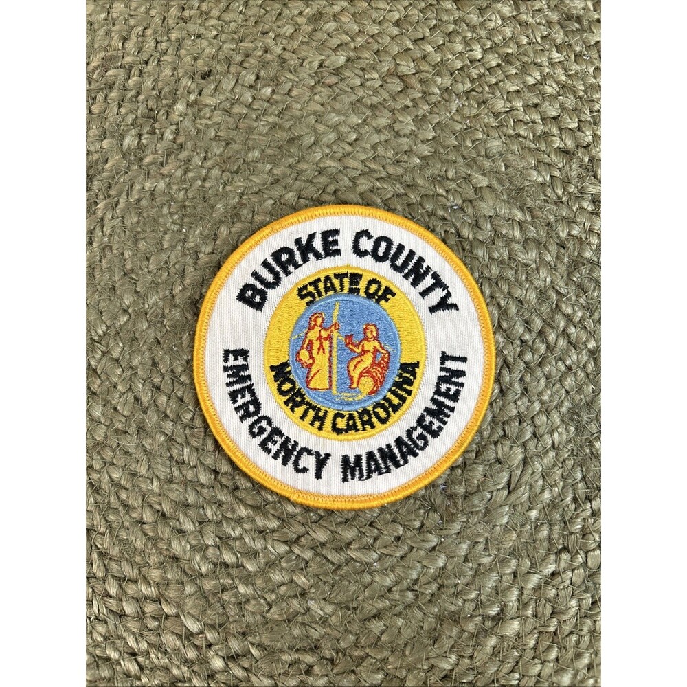 Burke County State Of North Carolina Emergency Management Embroidered Patch